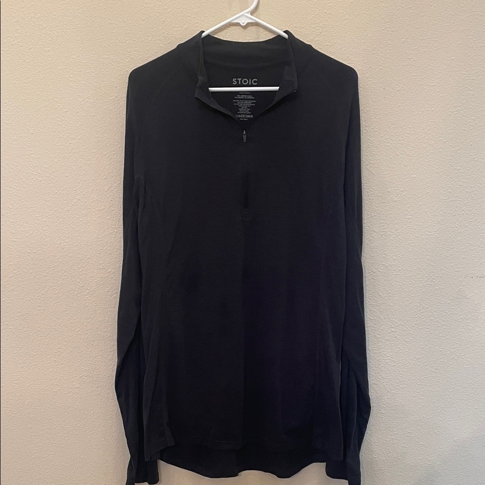 Stoic Quarter Zip Long Sleeve Shirt Size XL